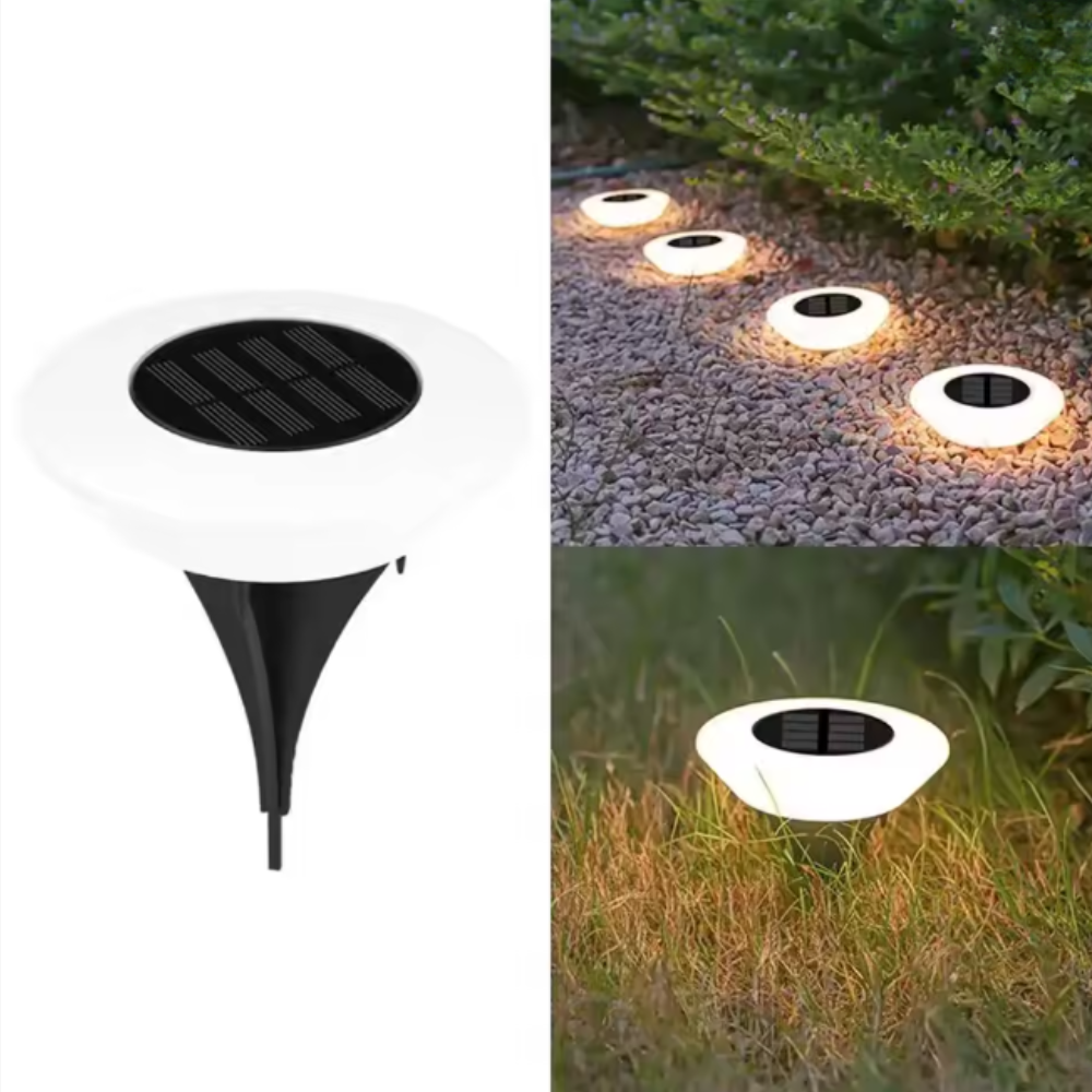 Solar Garden Path Light with Stainless Steel Housing - view 6