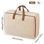 Linen Zip-Up Household Storage Bag – image 5