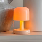 Mini Orange Mushroom Table Lamp, USB Rechargeable - view 3