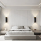 Metal LED Wall Sconce with Gold-Tone Interior - view 5