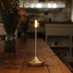 Rechargeable Candlestick Table Lamp with Touch Dimmer - view 12