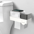 Covered Tissue Dispenser with Storage Shelf – product image 1