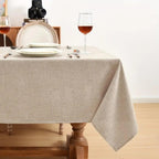 Plain Cotton Linen Dining Tablecloth – image 5