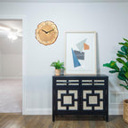 Wood Grain Annual Rings Wall Clock, 30 cm