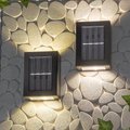 Solar Dual-Beam LED Wall Light for Gardens and Fences - view 1