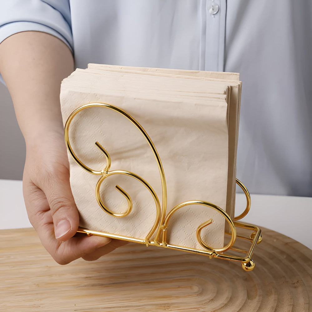 Scrollwork Iron Napkin Holder – image 7