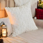 Textured Snowflake Cushion Cover – image 7