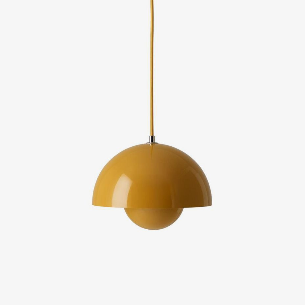 Layered Metal Dome Pendant Light, Mid-Century Style - view 36