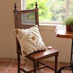 Tufted Diamond Tassel Cushion Cover – image 3