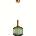 Modern Striped Glass Pendant Light