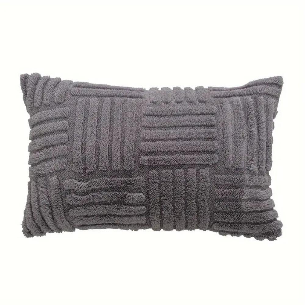 Textured Faux Fur Cushion Cover with Velvet Reverse – image 16