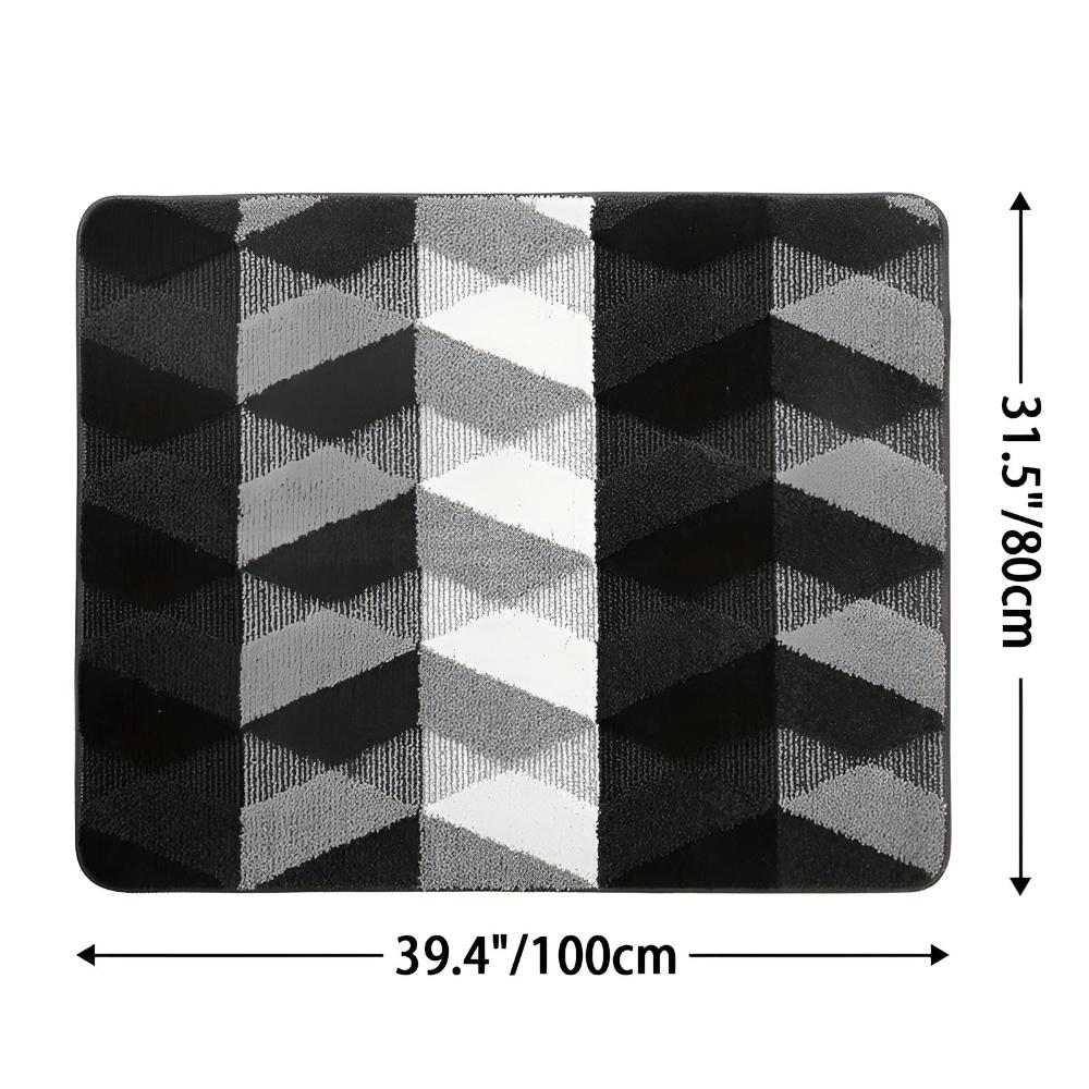 Geometric Microfibre Door Mat – image 9