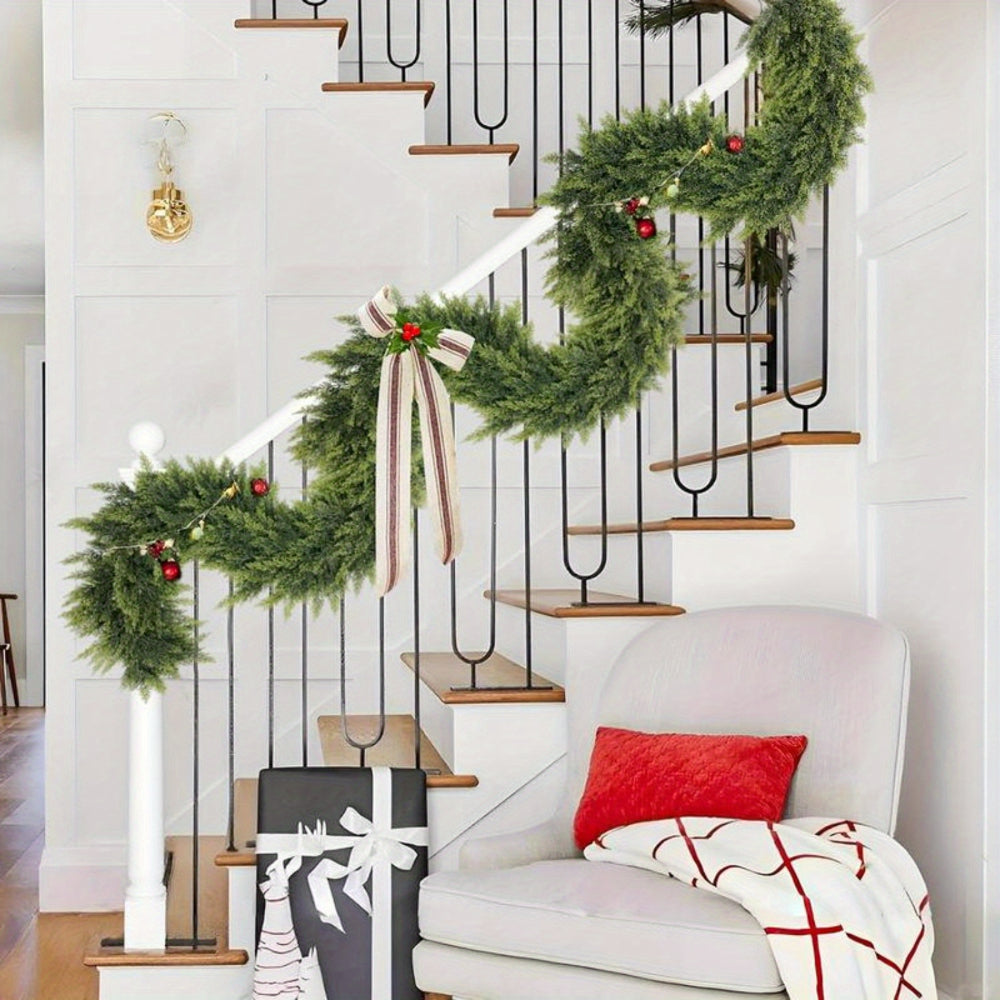 Artificial Christmas Greenery Garland, 180 cm / 1.83 m, 2 Pack - product view 6