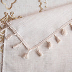Embroidered Jacquard Tassel Tablecloth – image 8