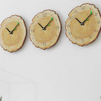 Wood Grain Annual Rings Wall Clock, 30 cm