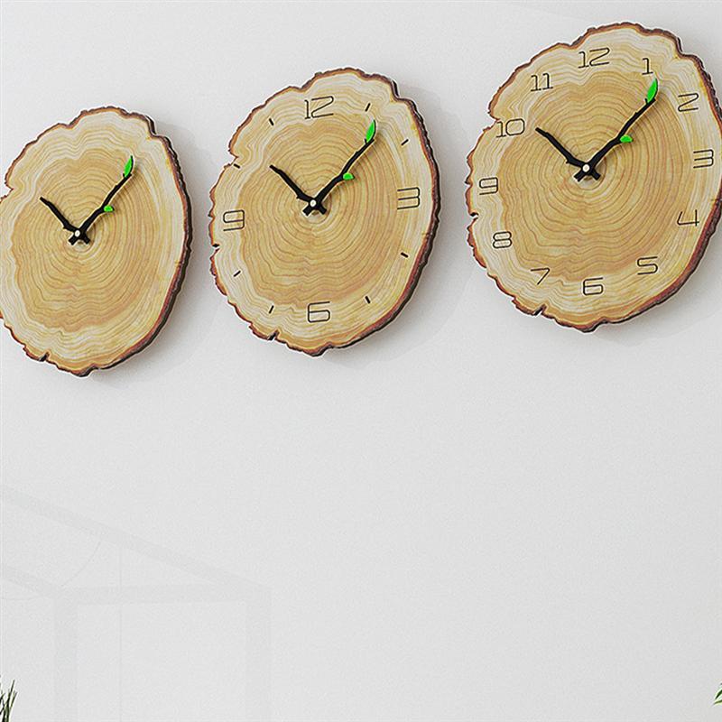 Wood Grain Annual Rings Wall Clock, 30 cm