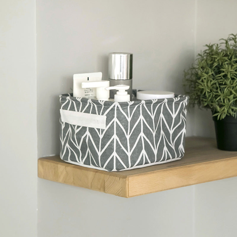 Patterned Canvas Storage Basket – product image 7