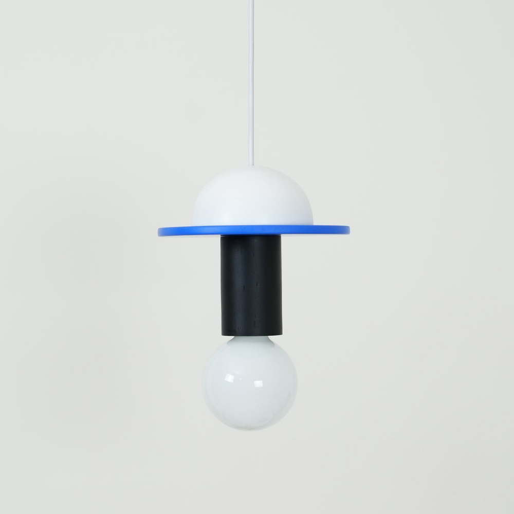 Geometric Wood Pendant Light, Sculptural Nordic Design - view 43