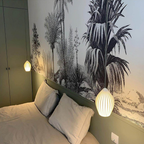 Ribbed Ceramic Teardrop Pendant Light - view 15