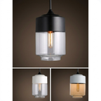 Geometric Glass Pendant Light, Clear or Smoky Finish - view 9