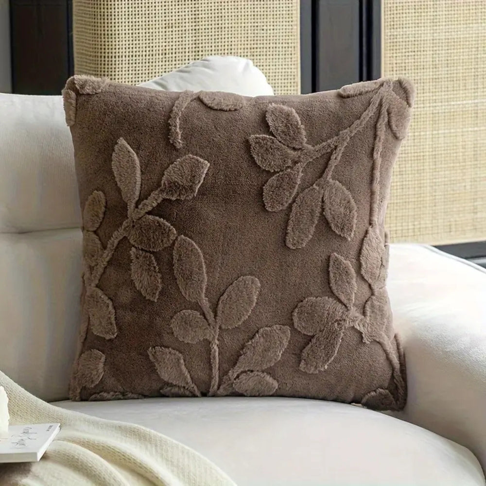 Plush Branch Pattern Cushion Cover – image 5