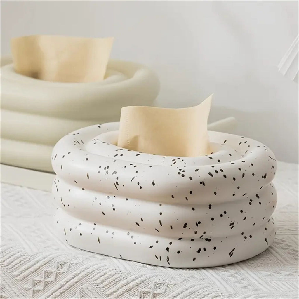 Ribbed Ceramic Tissue Holder – image 6