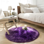 Round Velvet Pile Rug – image 5