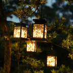 Solar Garden Lantern with Candle or Fairy Light Design - view 9