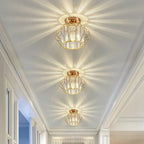 Prismatic Crystal Ceiling Light with Metal Fittings - view 14