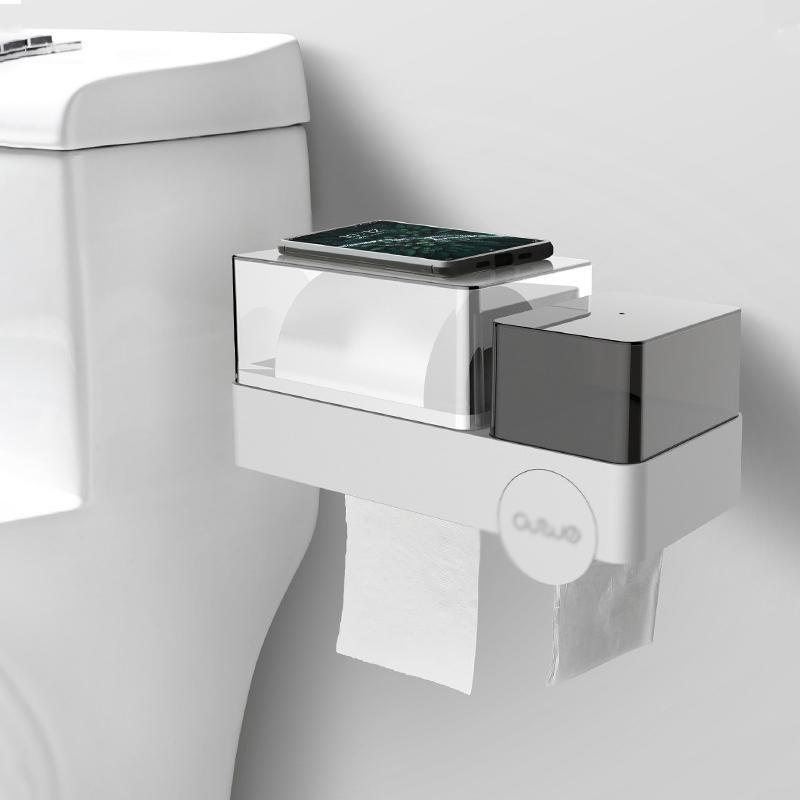 Covered Tissue Dispenser with Storage Shelf – product image 7