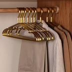 Aluminium Alloy Clothes Hangers – Pack of 10 – image 5