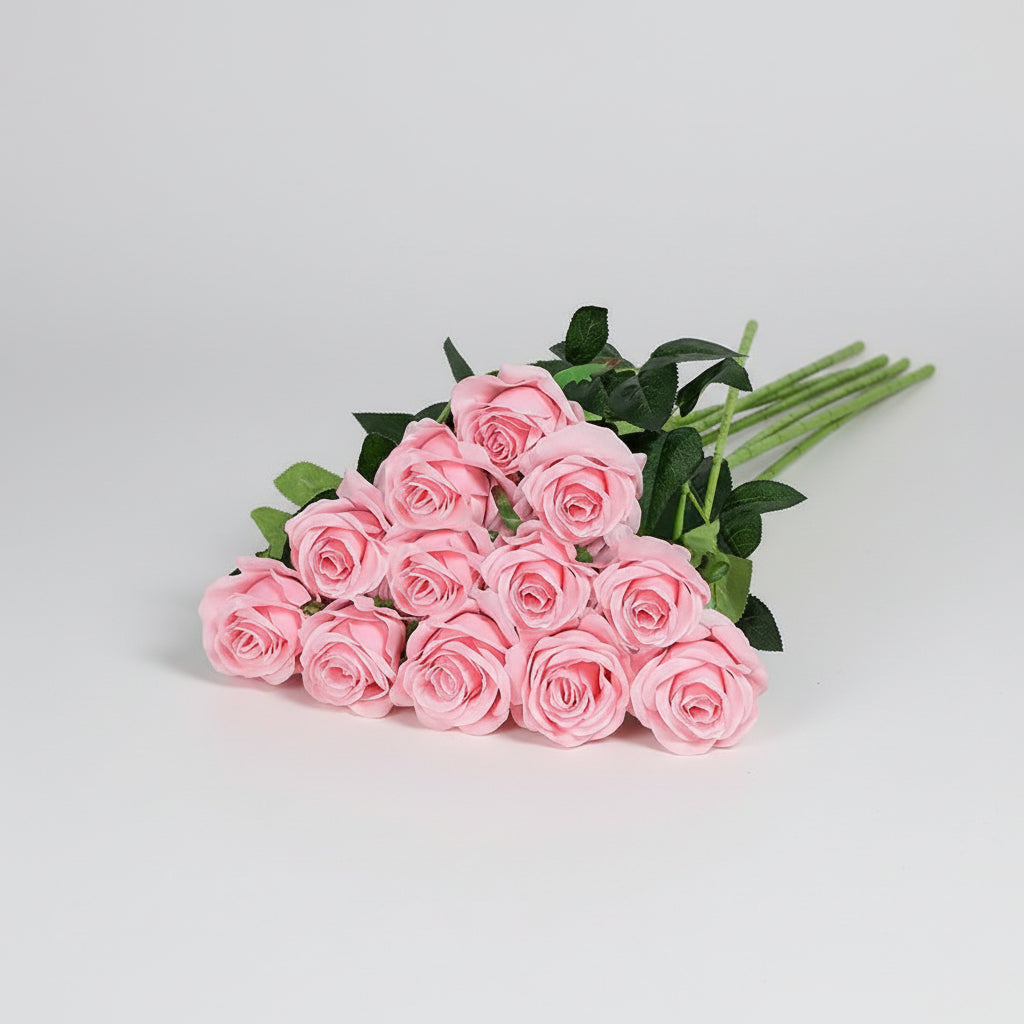 Artificial Rose Bouquet, Decorative Vase Flowers — product view 4