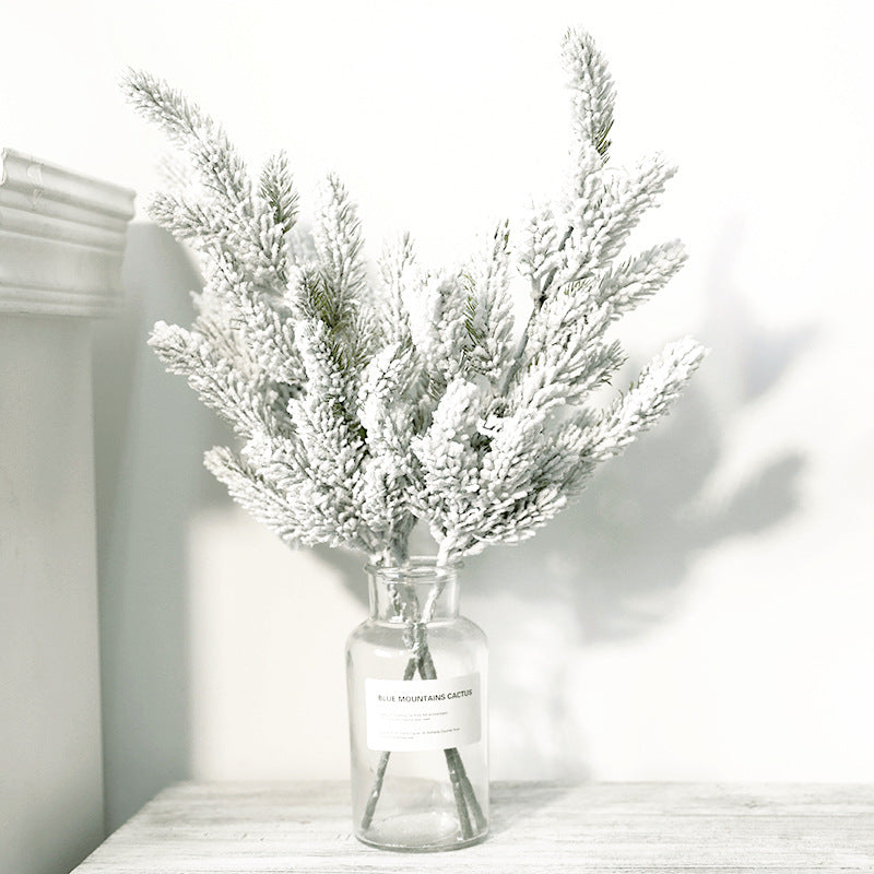 Artificial Snowy Pine Sprays for Winter Floral Arrangements - product view 2