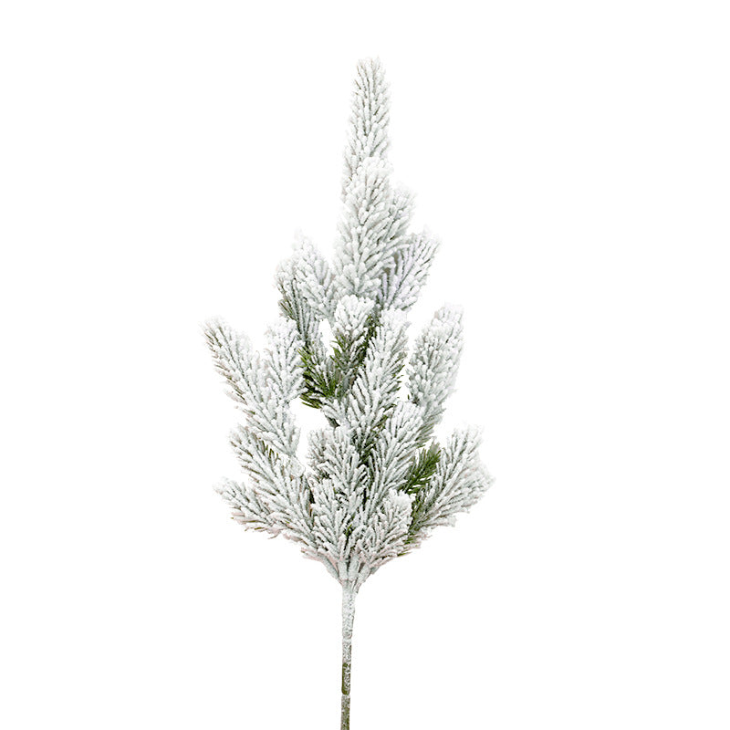 Artificial Snowy Pine Sprays for Winter Floral Arrangements - product view 1