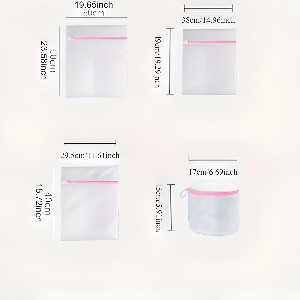 Mesh Laundry Wash Bags – Set of 4 – image 6