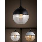 Geometric Glass Pendant Light, Clear or Smoky Finish - view 10