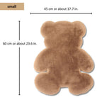 Bear-Shaped Microfibre Rug – image 7