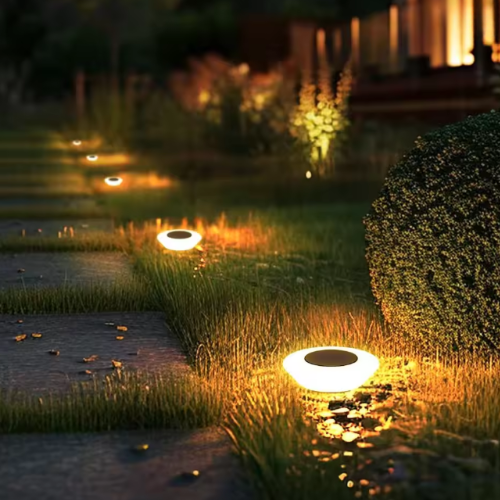 Solar Garden Path Light with Stainless Steel Housing - view 3