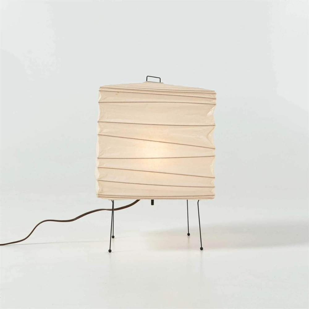 Paper Lantern Table Lamp with Metal Handle, UK Plug - view 18