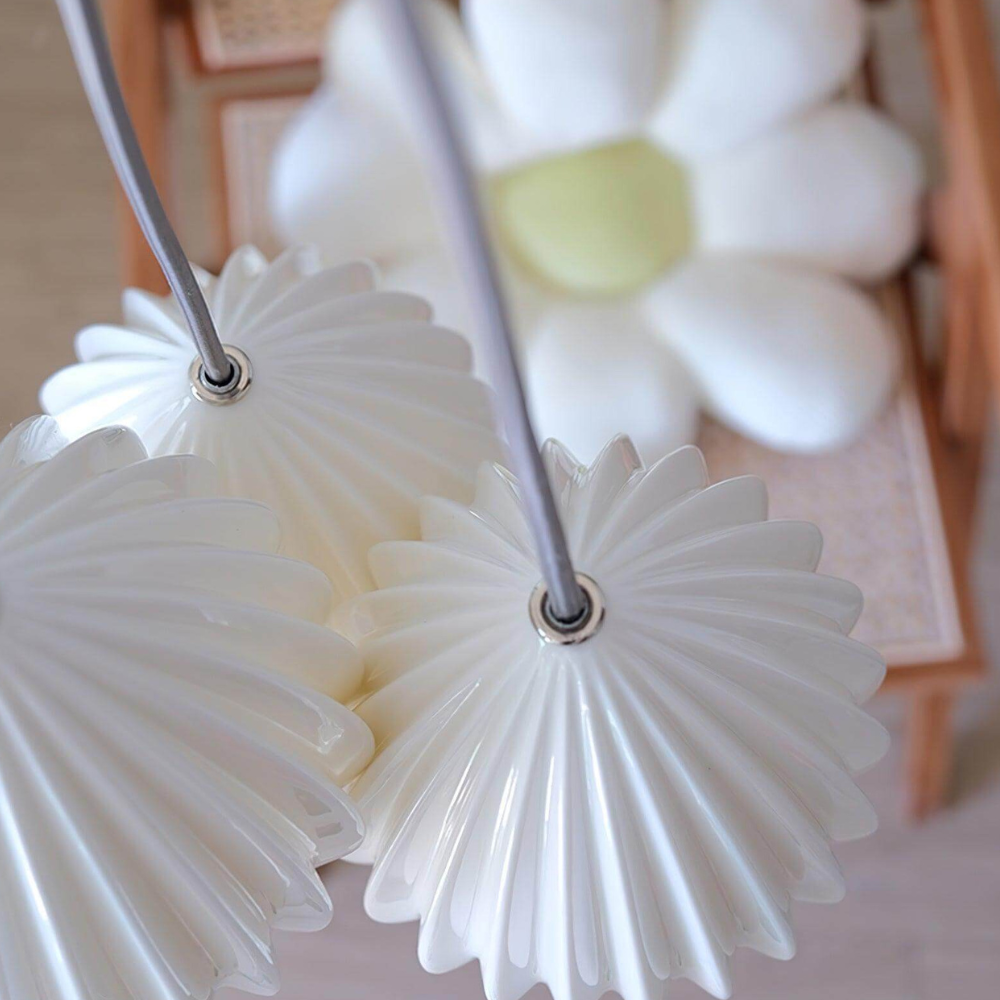 Ribbed Ceramic Teardrop Pendant Light - view 14