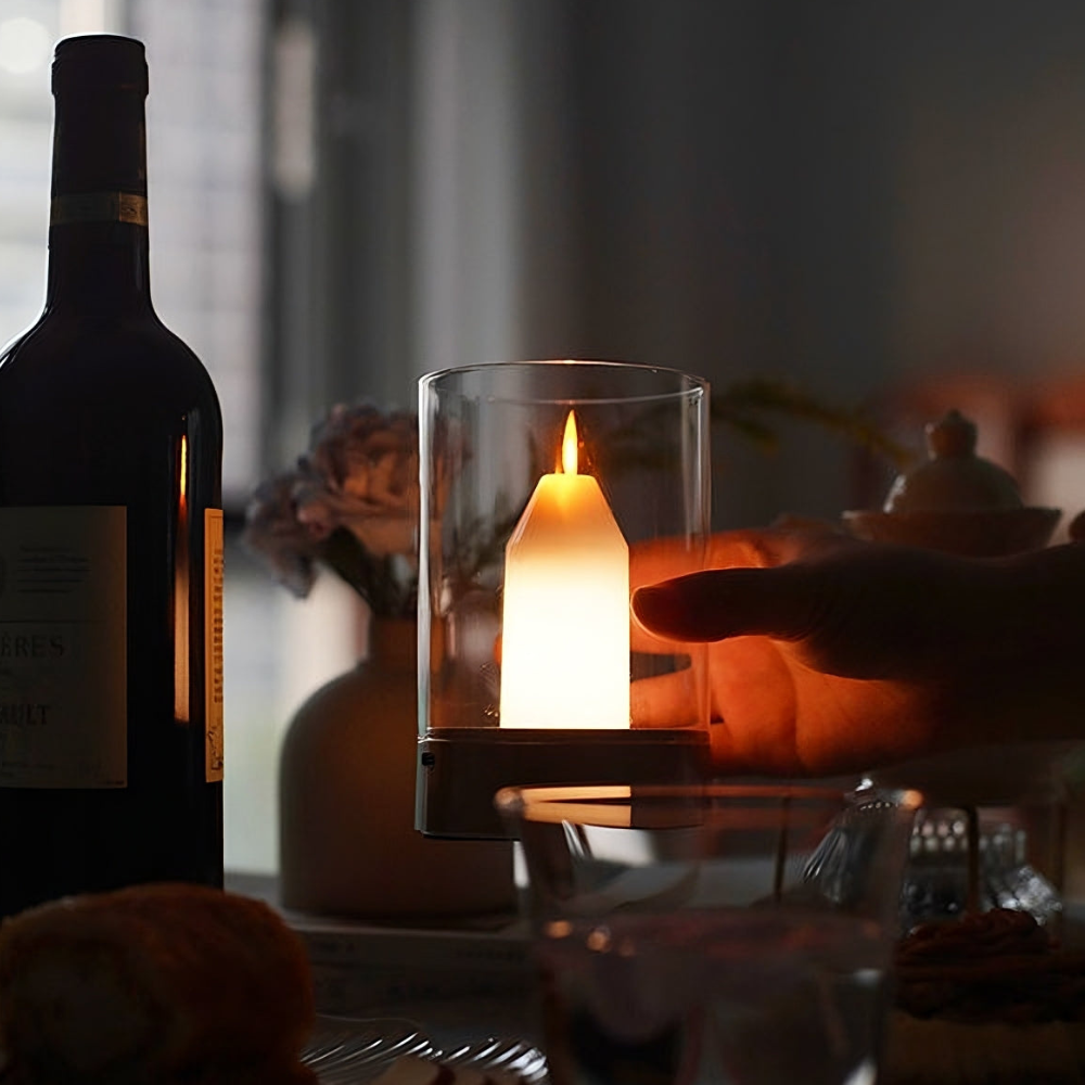 Rechargeable LED Candle Lamp with Gesture Control - view 2