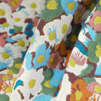 Reversible Patterned Bath Towel, Colourful Everyday Design - product view 5