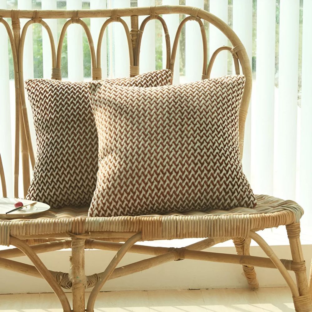 Woven Chevron Cushion Cover – image 5
