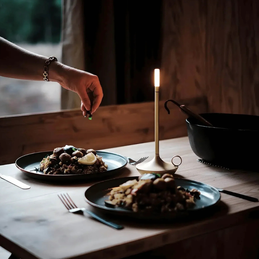 Rechargeable Candlestick Table Lamp with Touch Dimmer - view 10
