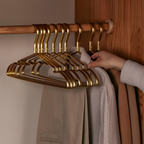 Aluminium Alloy Clothes Hangers – Pack of 10 – image 6