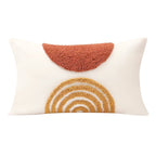 Geometric Embroidered Cotton Cushion Cover – image 4