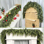 Artificial Christmas Greenery Garland, 180 cm / 1.83 m, 2 Pack - product view 7