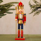 Wooden Christmas Nutcracker Soldier Figurine, 5 Colour Options - product view 7