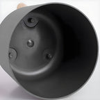 Modern Round Planter with Wooden Legs