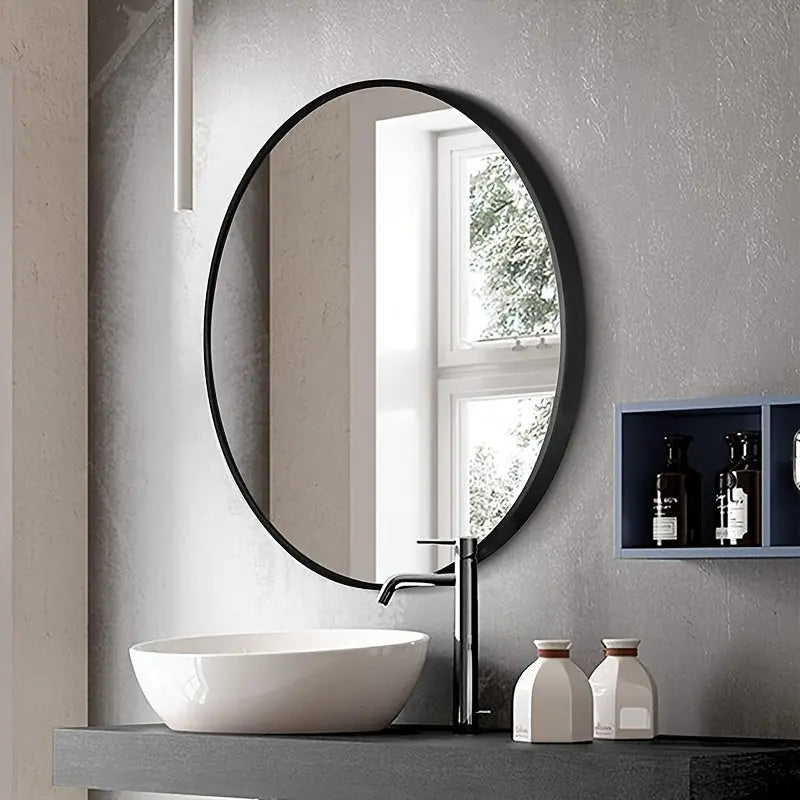 Round Framed Wall Mirror, 50 cm